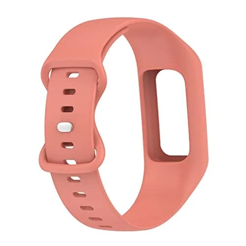 Gheper Soft Silicone Watchband for Fitbit Charge 6/5/4/3/3SE, Pink, 16mm (5.5"-8.7" Wrists) thumbnail 4
