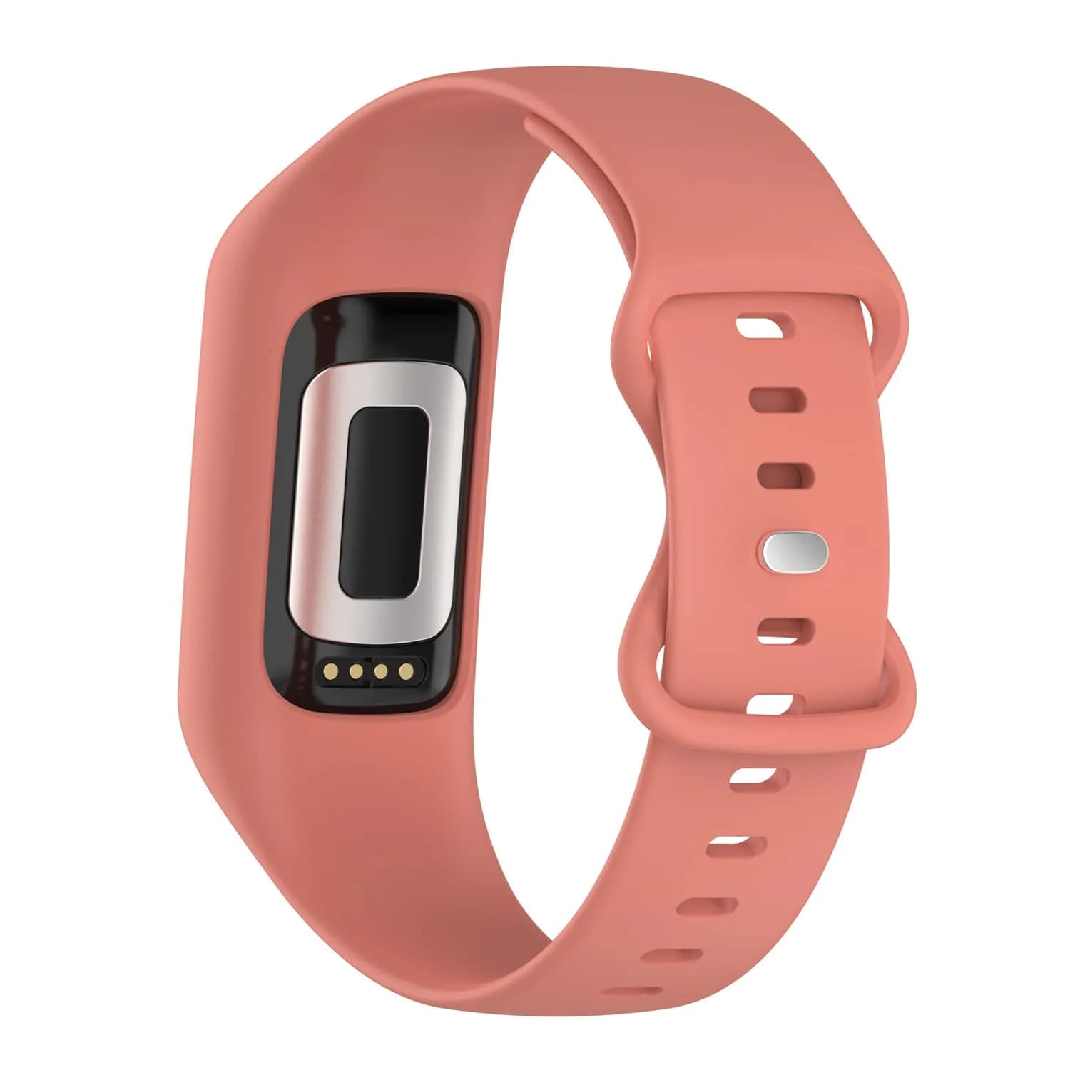 Gheper Soft Silicone Watchband for Fitbit Charge 6/5/4/3/3SE, Pink, 16mm (5.5"-8.7" Wrists) - view 3