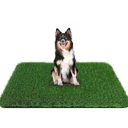 PICK FOR LIFE Artificial Grass Dog Potty Pad 150cm x 100cm (59.1x39.4in) | Fast-Drain & Easy-Clean for Indoor/Outdoor Use thumbnail 1