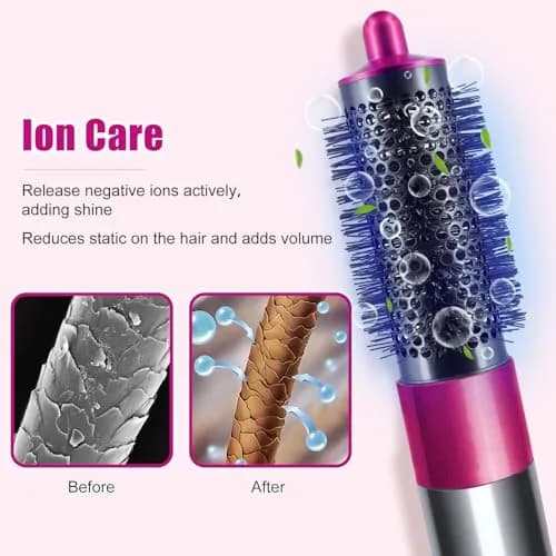 Chuancheng Round Volumizing Brush for Dyson Airwrap HS01/HS05 Attachment | 7.6 cm (3 inch) Barrel for Limp Flat Hair thumbnail 5