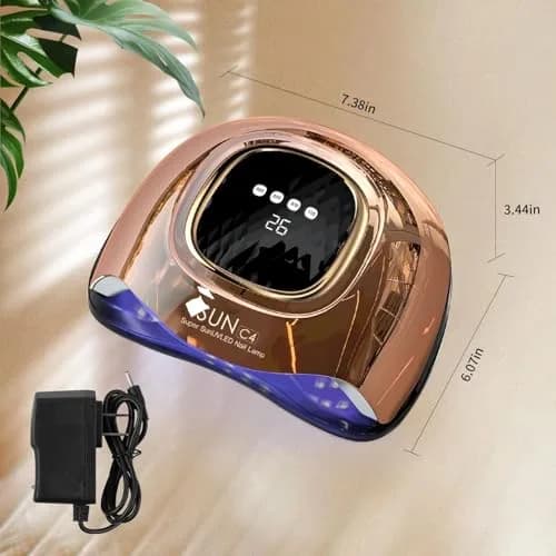 MIRAGE LAYON UV Light for Nails 288W | 4 Timer Settings, Fast 10s Drying, Professional Nail Art Accessory thumbnail 7