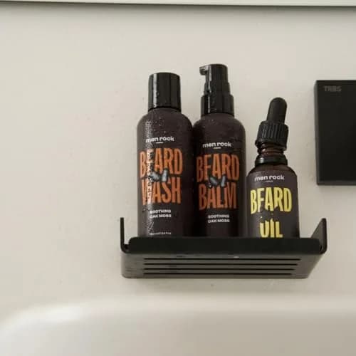 Men Rock Soothing Beard Wash - Oak Moss - Moisturizing Beard Shampoo 3.4 oz | Deep Cleansing & Hydrating thumbnail 5