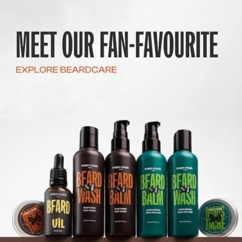 Men Rock Soothing Beard Wash - Oak Moss - Moisturizing Beard Shampoo 3.4 oz | Deep Cleansing & Hydrating thumbnail 6