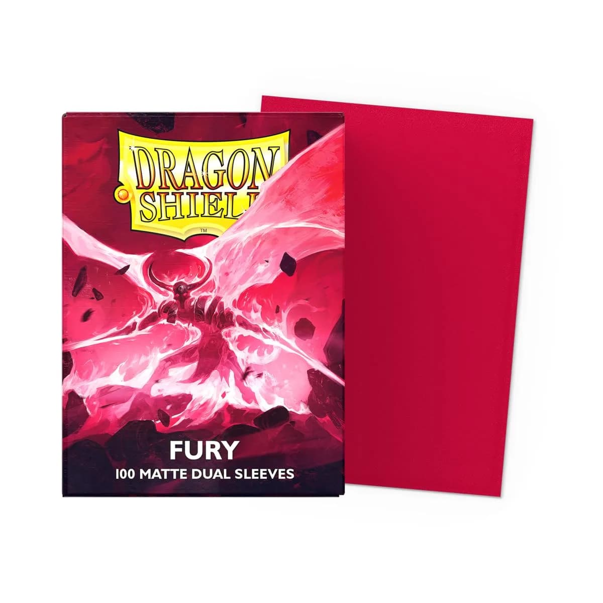 Dragon Shield Matte Dual Standard Size Card Sleeves 100 CT | Fury Color, PVC-Free Polypropylene - view 2