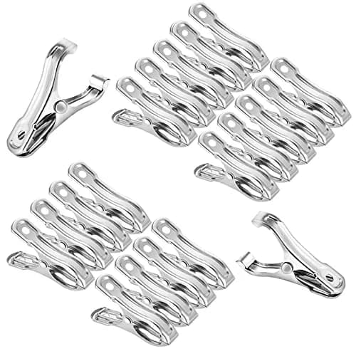 Samhopo Garden Clips 20Pcs | Metal Greenhouse Clamps for Netting & Supports in India thumbnail 1