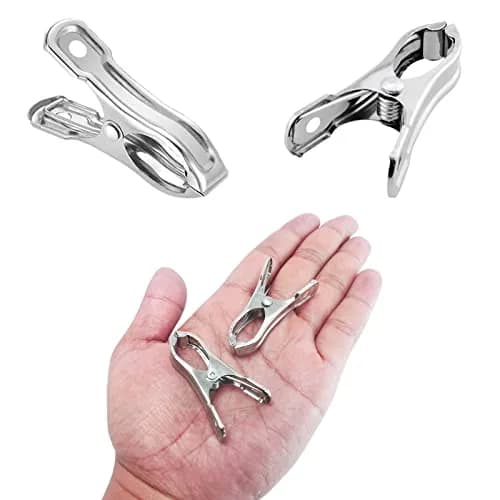 Samhopo Garden Clips 20Pcs | Metal Greenhouse Clamps for Netting & Supports in India thumbnail 8