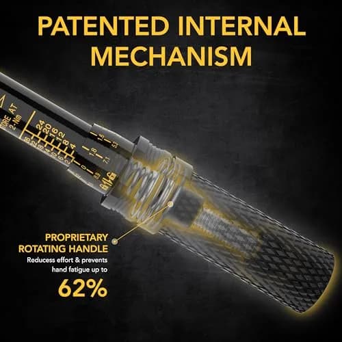 LEXIVON 1/4-Inch Drive Click Torque Wrench 15-Piece Kit | 2-26 Nm (17.7-230.1 in-lb) Dual-Direction, 72-Tooth Gear thumbnail 6