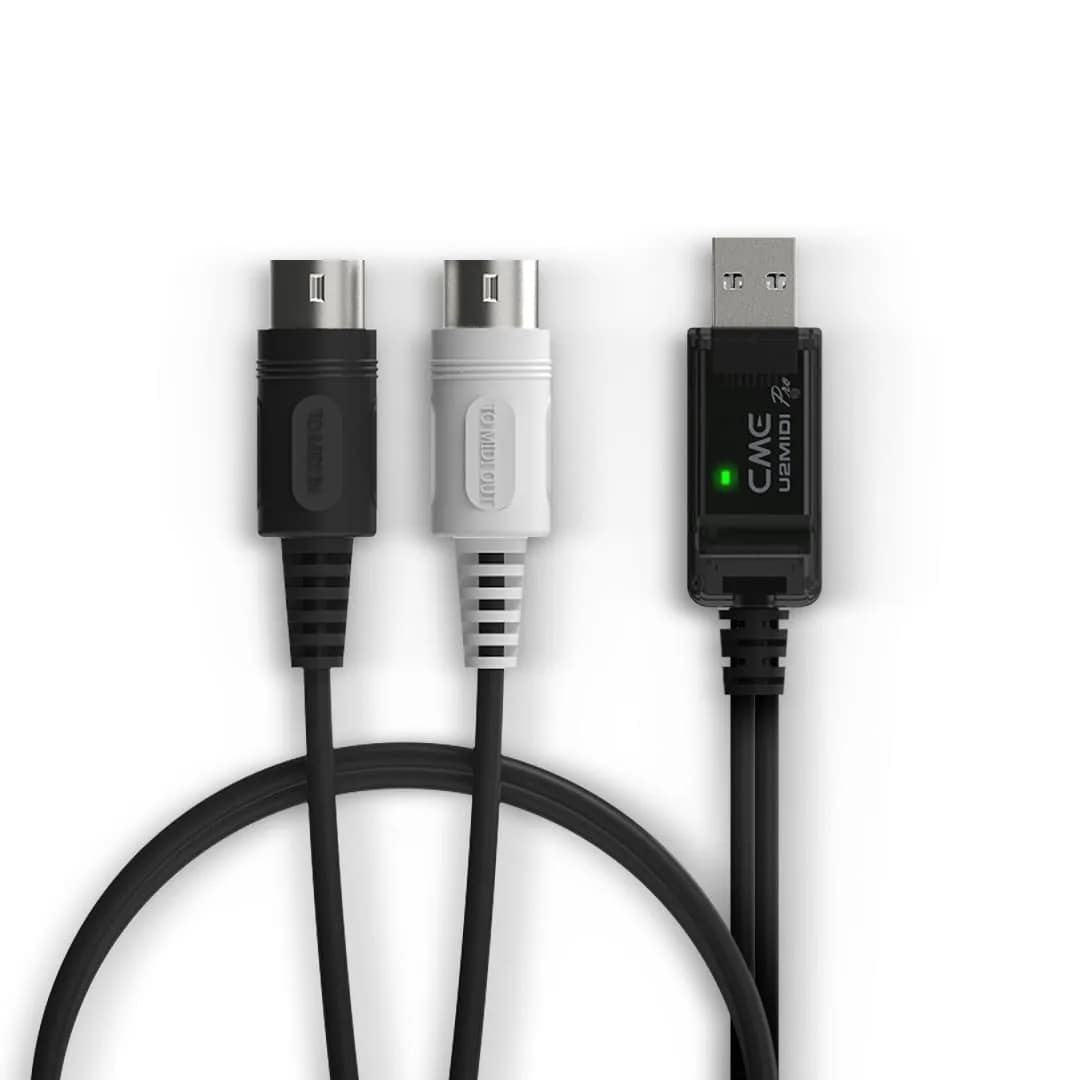 CME U2MIDI Pro - High-Speed USB MIDI Cable with Filter & Mapper 6.5ft | Plug & Play MIDI Interface for Computer & Instruments — U2MIDI Pro