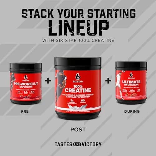 Six Star Creatine Monohydrate Powder 10.58oz | Unflavored, Clinically Proven thumbnail 6
