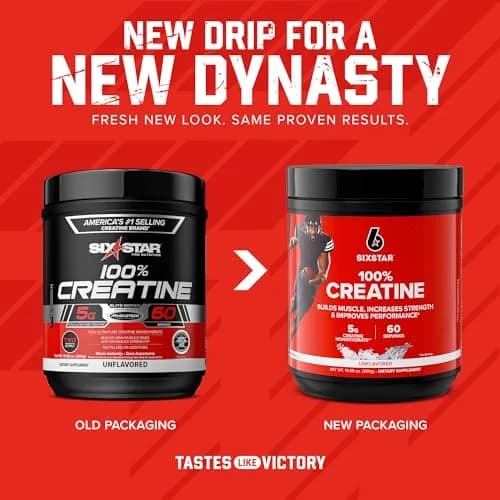 Six Star Creatine Monohydrate Powder 10.58oz | Unflavored, Clinically Proven thumbnail 2