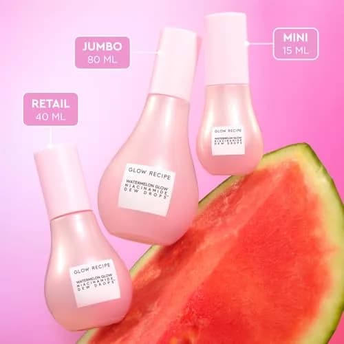 Glow Recipe Watermelon Niacinamide Dew Drops Serum 80ml (2.7 Fl Oz) | Brightening & Hydrating Face Serum thumbnail 7