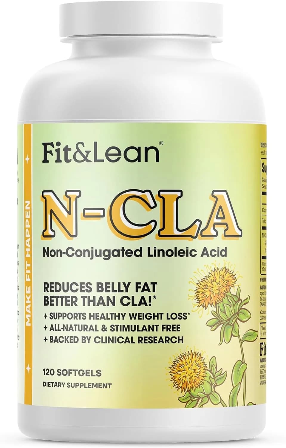 Fit & Lean N-CLA 120 Serv | Supports Belly Fat Reduction & Lean Muscle