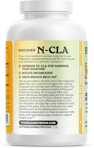Fit & Lean N-CLA 120 Serv | Supports Belly Fat Reduction & Lean Muscle thumbnail 2