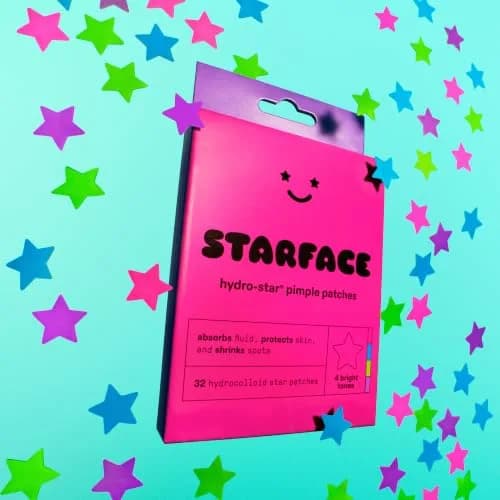 Starface Hydro-Star Party Pack Hydrocolloid Pimple Patches, 96 ct | Fun Star-Shaped Cover for Acne & Sensitive Skin thumbnail 8