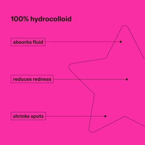Starface Hydro-Star Party Pack Hydrocolloid Pimple Patches, 96 ct | Fun Star-Shaped Cover for Acne & Sensitive Skin thumbnail 2