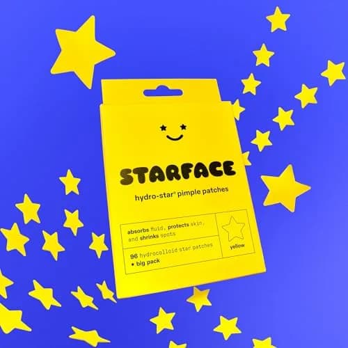 Starface Hydro-Star® Hydrocolloid Pimple Patch 96 ct | Star-Shaped Cover & Protect thumbnail 8