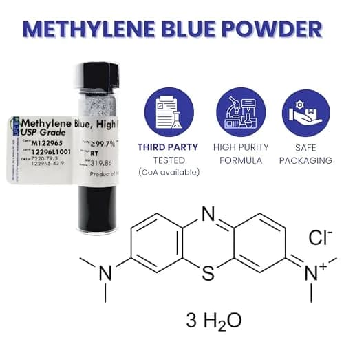 UFC Bio Methylene Blue Powder USP Grade 1 gram | Lab Chemical for Research & Manufacturing thumbnail 2
