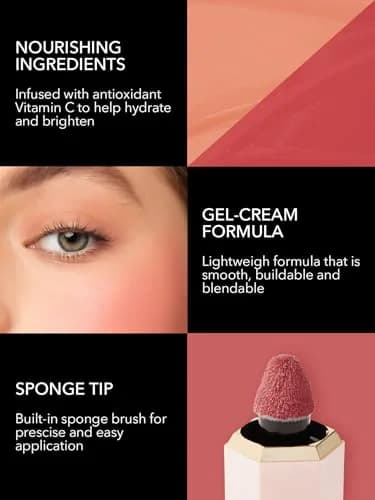 SHEGLAM Color Bloom Liquid Blush Makeup Love Cake | Matte Finish, 5.3ml (0.18 Fl Oz) thumbnail 6