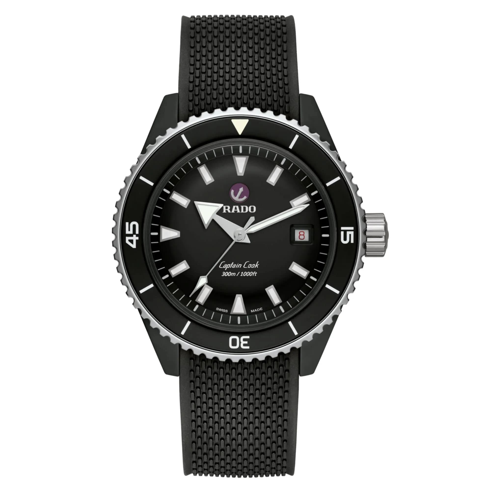 Rado Captain Cook High-Tech Ceramic Automatic 43 mm | Water-Resistant Diver Watch