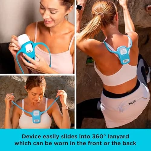 BLACK+DECKER Comfortpak Wearable Cooling and Heating Device Breeze Blue | Portable Thermal Control thumbnail 5