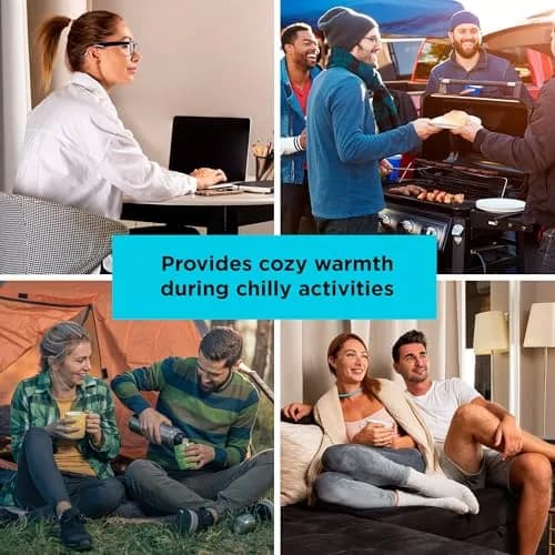 BLACK+DECKER Comfortpak Wearable Cooling and Heating Device Breeze Blue | Portable Thermal Control thumbnail 7