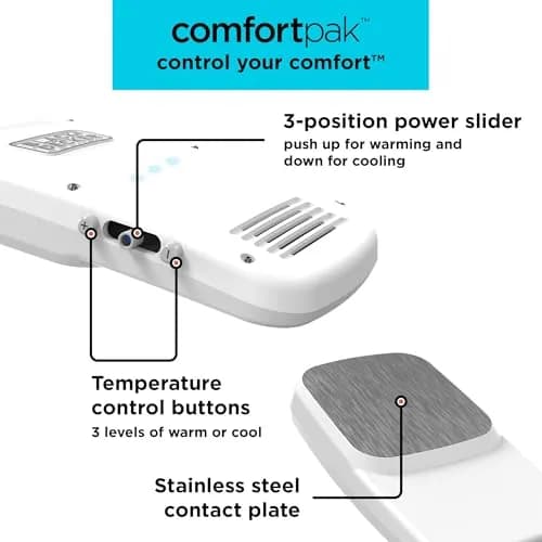 BLACK+DECKER Comfortpak Wearable Cooling and Heating Device Breeze Blue | Portable Thermal Control thumbnail 2