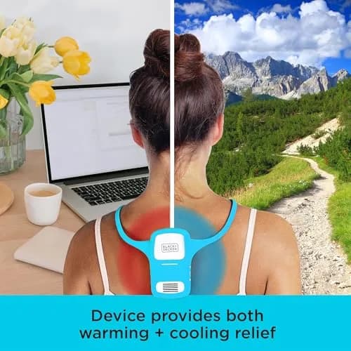 BLACK+DECKER Comfortpak Wearable Cooling and Heating Device Breeze Blue | Portable Thermal Control thumbnail 3
