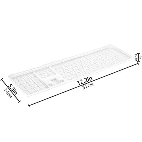 co2CREA Soft Silicone Keyboard Skin Cover for Logitech MX Mechanical Keyboard | Grey, Solid Pattern thumbnail 6