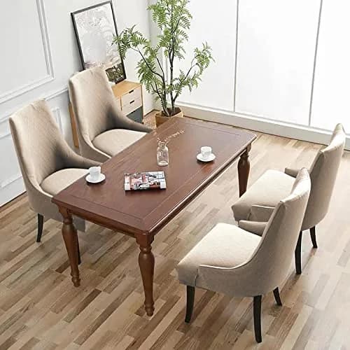 LANSHENG Reusable Wingback Chair Cover Khaki | Washable & Elastic Fit (120-130 chars) thumbnail 8