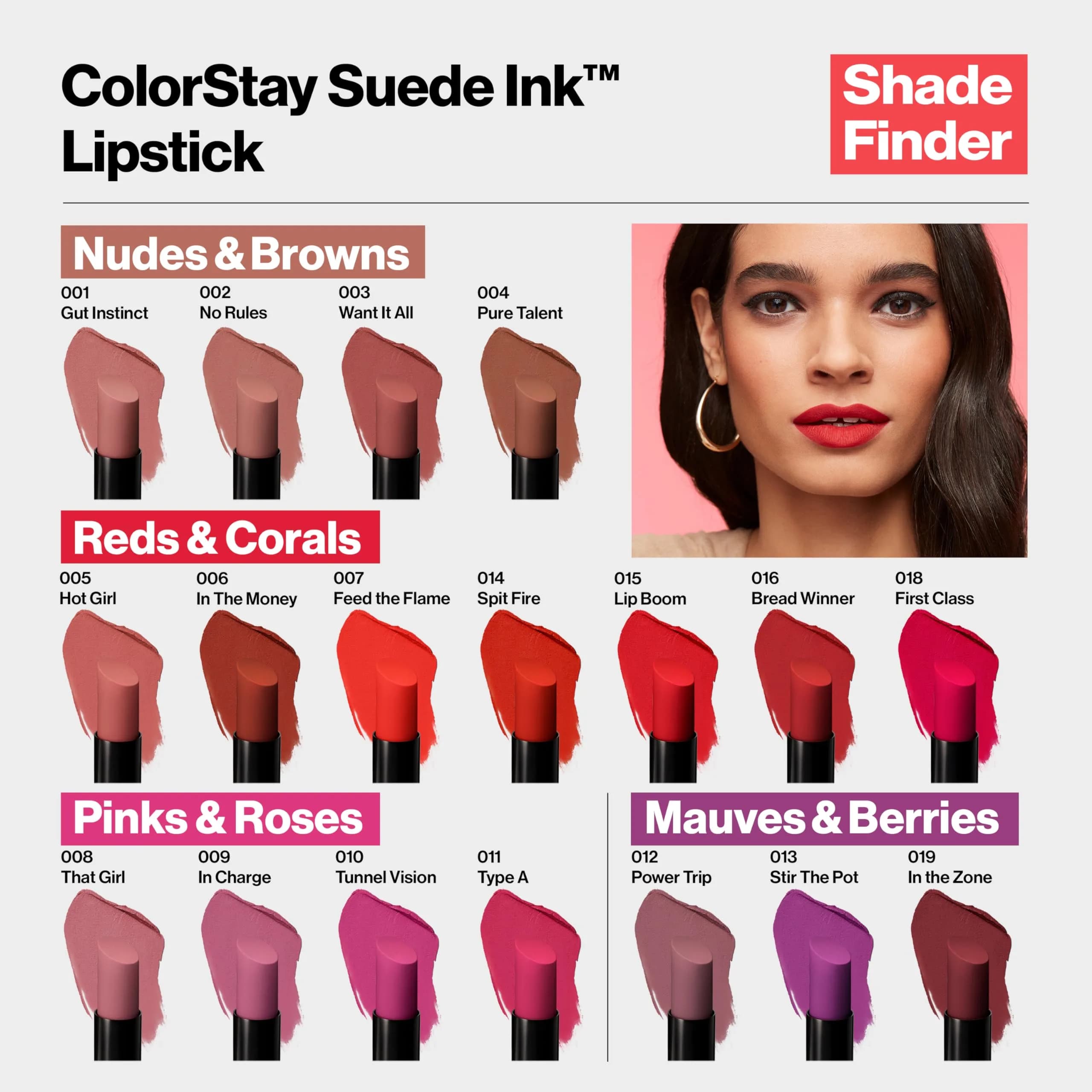 Revlon ColorStay Suede Ink Lipstick, 013 Stir The Pot, 2.5ml (0.09 fl oz) | 8-Hour Transfer-Proof Matte Color thumbnail 5