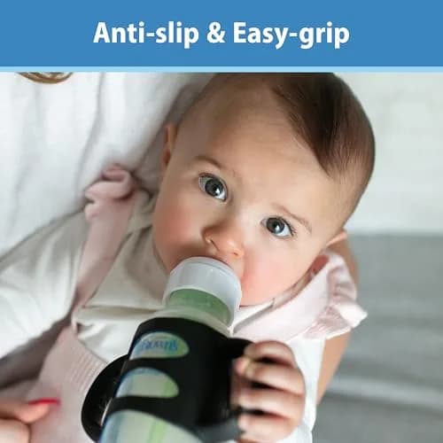 Dr. Brown's Silicone Bottle Handles for Narrow Bottles, 3-Pack | Practice Independent Drinking thumbnail 4