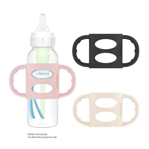 Dr. Brown's Silicone Bottle Handles for Narrow Bottles, 3-Pack | Practice Independent Drinking thumbnail 8