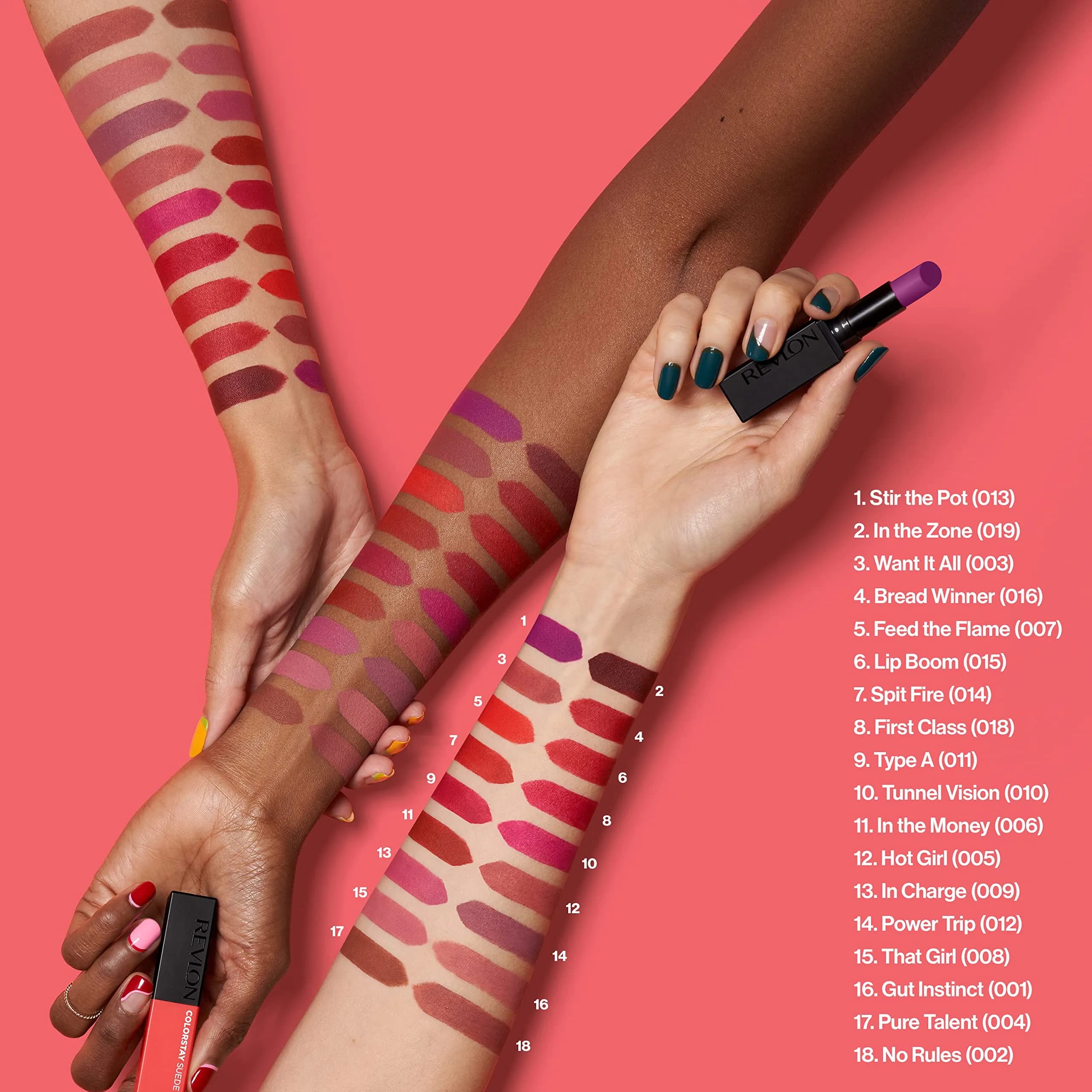 REVLON ColorStay Suede Ink Lipstick 0.09 oz (2.5 ml) | Built-in Primer, Vitamin E Infused, Matte Color thumbnail 7