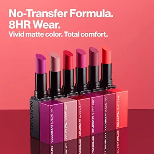 Revlon ColorStay Suede Ink Lipstick, 0.09 oz (2.55 g) | Matte, Transfer-Proof Color thumbnail 4