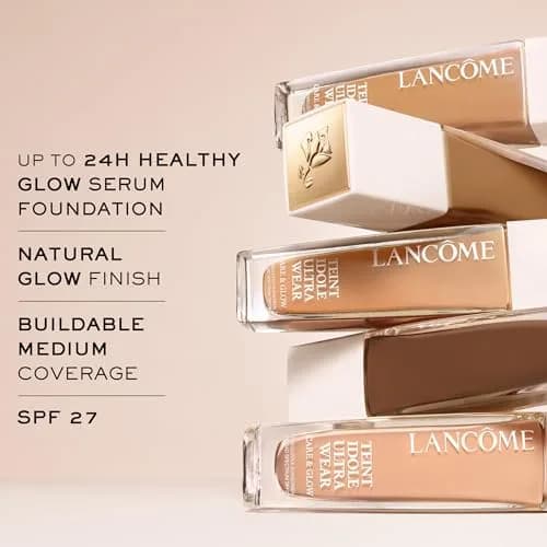 Lancôme Teint Idole Ultra Wear Care & Glow Foundation SPF 27-425C | Hydrating, Buildable Medium Coverage, Glow Finish thumbnail 3