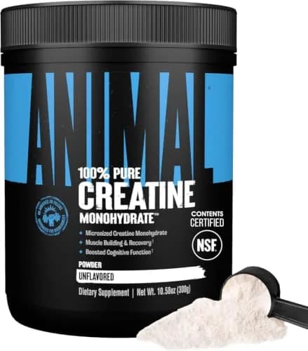 Animal Creatine Monohydrate Powder for Men & Women | Unflavored 300g | Supports Muscle & Brain Energy thumbnail 1