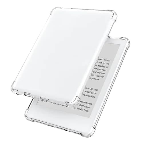 SFFINE Clear Case for 6" Kindle 10th Gen 2019 | Transparent TPU Cover Slim & Reinforced Corners thumbnail 2