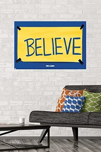 Trends International Ted Lasso - Believe Wall Poster 86cm x 57cm | Officially Licensed Art Print thumbnail 2