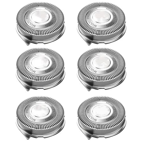 Suleto SH50/52 Replacement Heads Blades 6 Count | Compatible with Series 5000 Shavers thumbnail 1