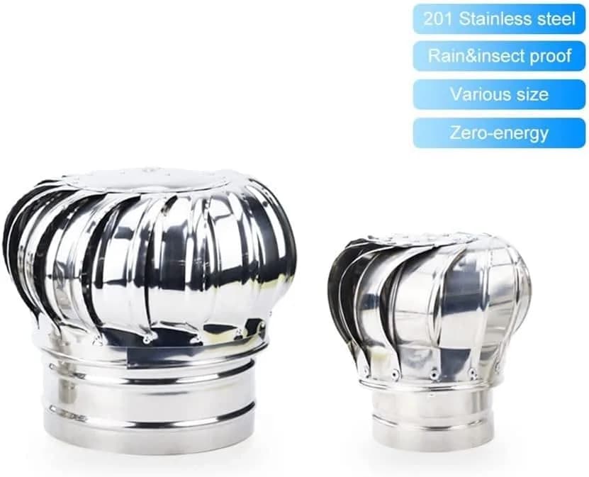 Marsrut Roof Ventilator 110mm Stainless Steel 201 | Efficient Attic Air Circulation thumbnail 12