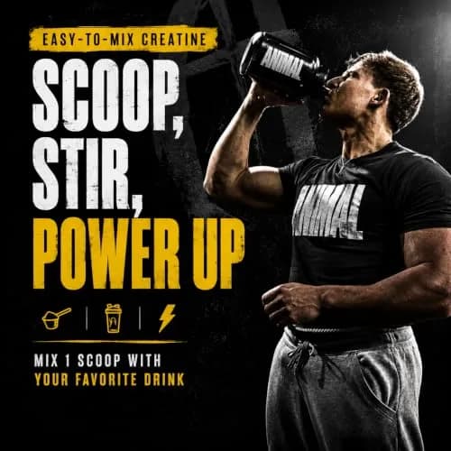 Animal Creatine Monohydrate Powder 1000g | Unflavored, Max Performance & Recovery thumbnail 6