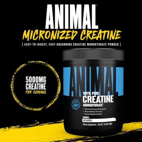 Animal Creatine Monohydrate Powder 1000g | Unflavored, Max Performance & Recovery thumbnail 2
