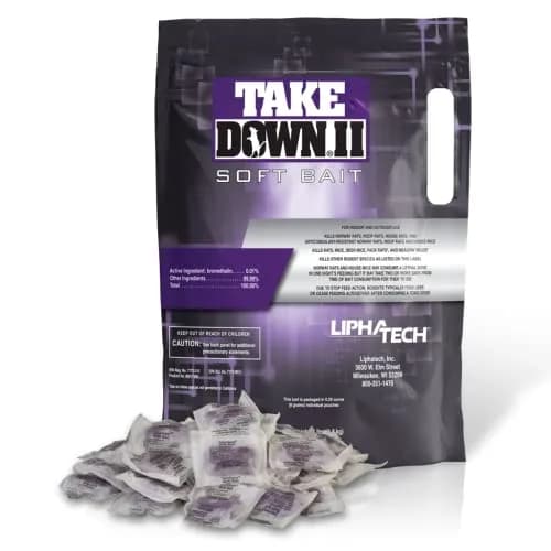 LiphaTech Takedown II Soft Bait 4 lbs | Fast Rodent Control for Heavy Infestations thumbnail 1