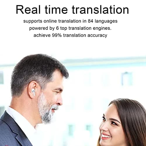 Yoidesu Y113 Language Translator Earbuds | Supports Calls, Music, 84 Languages, Bluetooth 5.3, 3H Listening, Portable Charging Case thumbnail 2
