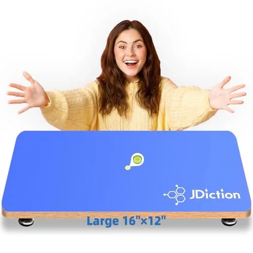 JDiction Resin Leveling Table for Epoxy - 40.64 x 30.48cm (16"x 12") | Adjustable Height & Angle Feet, Nonstick Surface for Art Projects thumbnail 1