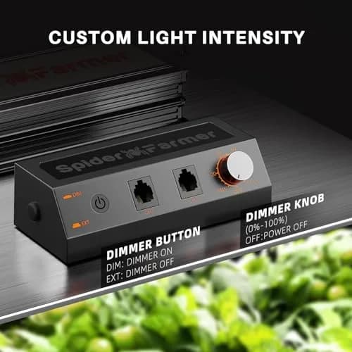 Spider Farmer SF2000 PRO LED Grow Lights for Indoor Plants in 3x3 Grow Tent | Full Spectrum, 200W, Dimmable, Fanless thumbnail 5