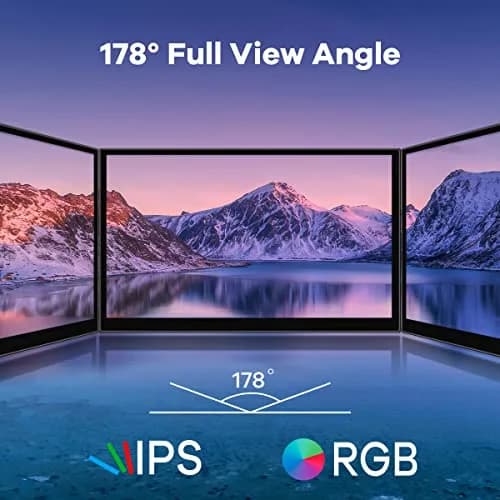 Hosyond 10.1" IPS LCD Capacitive Touch Screen Monitor 1024x600 | Dual Speakers & HDMI Input thumbnail 4