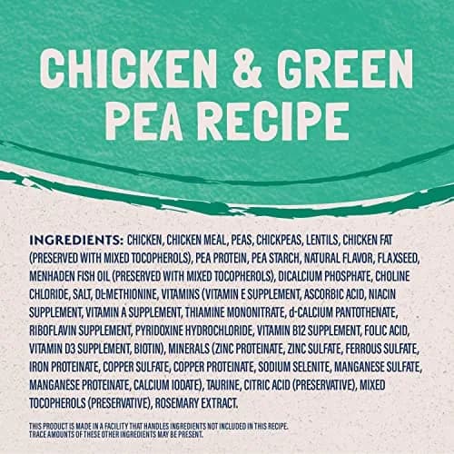 Natural Balance Limited Ingredient Cat Food, Chicken & Green Pea, 15 lb | Grain-Free, Sensitive Stomach Support thumbnail 2