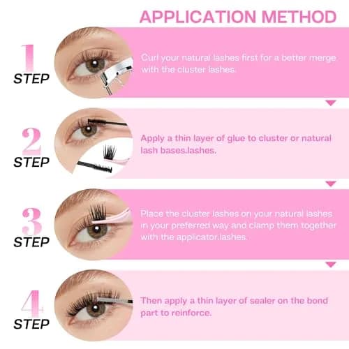 CALAILIS Cluster Lash Glue 2 Pack | Super Strong Hold for 48 Hours thumbnail 6