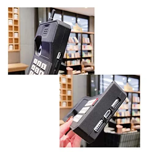 UnnFiko Retro Cellphone Silicone Case for iPhone 14 (6.1-inch) | Fun Stand Feature thumbnail 4